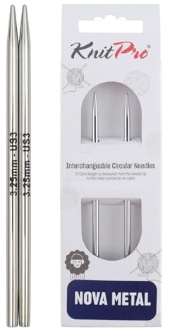 KnitPro Nova Interchangeable Circular Needles 4 (10cm) | 3.25mm