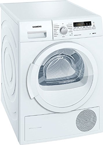 Siemens iQ700 WT46W261 - Asciugatore a pompa di calore, A++/8 kg/Condensatore autopulente, tamburo protettivo, programma di asciugatura 40 minuti