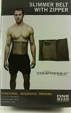 Everlast F.I.T. Schlanker Gürtel mit Reißverschlüssen und Compress-X-Technologie für Herren