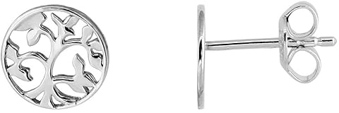 XENOX Ohrringe XS2910 Damen Ohrstecker Lebensbaum Symbolic Power Sterling-Silber 925 Silber