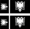SAFIRMES JPG Aufkleber, Vinyl, für Auto, Motorrad, Koffer, Laptop, Albanien-Flagge, 6 Stück