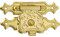 SECOTEC Kassetten-Verschluss | Schatullen-Verschluss | Kästchen-Verschluss | 35x20 mm | gold-färbig | 1 Stück