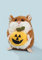 EBO 61710 - Hamster mit Halloween-Kürbis, 9 cm