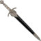 Haller Deko Dolch Jagdmesser Robin Hood mit schwarzer Scheide