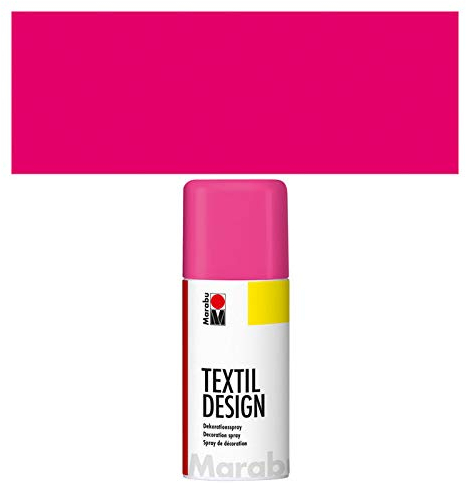 CREATIV DISCOUNT® NEU Marabu Textil Design Spray,150ml, Neon-Pink
