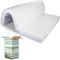 EVERGREENWEB Faltbare Matratze 120x190 cm 10 Hoch aus Polyurethan Kaltschaum für Bettcouch Hypoallergener Weißer Bezug, Orthopädisch Ergonomisch mit Befestigungsbänder Mittlerer Härtegrad | Bed Sofa