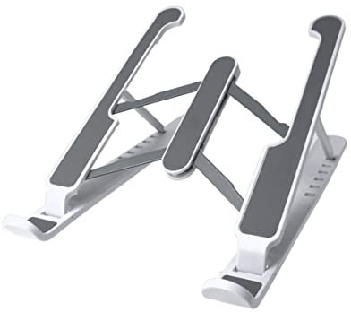 A2ZWORLD Support pour Ordinateur Portable, Support pour Ordinateur Portable Pliable, matière Plastique ABS, Conception Ergonomique et Stable