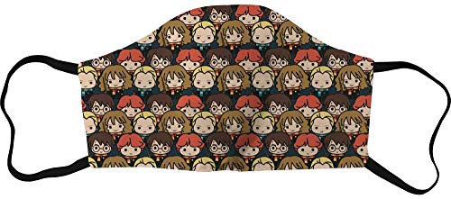 Harry Potter Unisex-Erwachsene ACHAPOMMS005_A Maske, All-Over, Einheitsgröße, Allover, One size