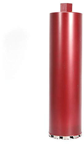 63-112 mm Broca de diamante húmeda + seca para taladros nucleares de 450 mm de longitud, hormigón armado (76 mm)