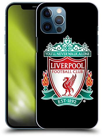 Head Case Designs Offizielle Zugelassen Liverpool Football Club Schwarz 1 Crest 1 Harte Rueckseiten Handyhülle Hülle Huelle kompatibel mit Apple iPhone 12 Pro Max