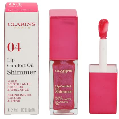 Clarins Lippenstift Lip Make-up Comfort Oil Shimmer 04 Pink Lady, 1 stück (1er Pack)