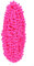 YYCRAFT 9,1 m Kugelfransen, 2,5 cm breit, Pompon-Besatz, Band zum Nähen (Pompon-Größe: 15 mm, Shocking Neon Pink)