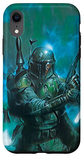iPhone XR Star Wars Classic Boba Fett Battle Ready Green Case