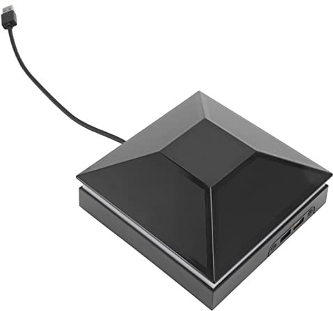 Ventilateur de Refroidissement pour Series X, 12W 3 Vitesses de Vent Commutateur Tactile Console Réglable Ventilateur de Refroidissement Anti-poussière avec Lumières LED Ports