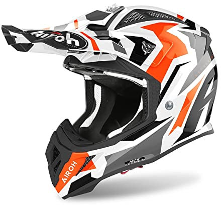 Airoh Motocross-Helm Aviator Ace Orange Gr. L