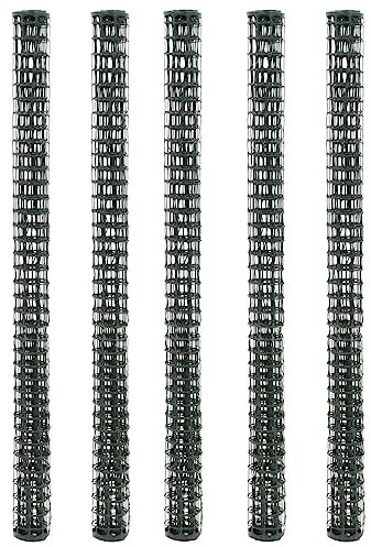 Homgoday Netz für Gartenzaun aus HDPE, 1 x 1,2 m, grün, Gartentor für den Außenbereich, Zaun für den Außenbereich, Baustellenzaun