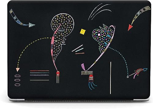 Berkin Arts compatibile con MacBook Air 15 Pollici M4 M3 M2 2025-2023 A3241 A3114 A2941 con Tastiera Cover & Schermo Arte ingenua Illustrato(Kandinsky- Due lati)