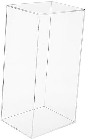 SAFIGLE Kasten Figurenständer Figuren Modell Vitrine Transparente Vitrine Vorratsbehälter Figurenregal Statue Staubdicht Acryl