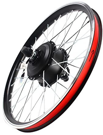 Susoso Ebike Nachrüstsatz 36V 250W Elektro-Fahrrad Heckmotor Umbausatz für beide V-Bremsen und Scheibenbremsen