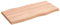 Rantry Tablero de mesa marrón claro, 80 x 40 x 4 cm, madera maciza de roble tratada, borde vivo, tablero de repuesto para mesa de café de cocina, mesa de comedor, encimera de escritorio, encimera