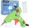 EXPECTRO Hot Glue Gun UK Plug Mini Heats Up, Super Glue Gun for Crafts with 50Pcs Glue Sticks (100mm x 7mm), Hobby, Craft, Home Repairs, Fabric, Card ON-Off Switch for DIY Arts (Green Glue Gun)