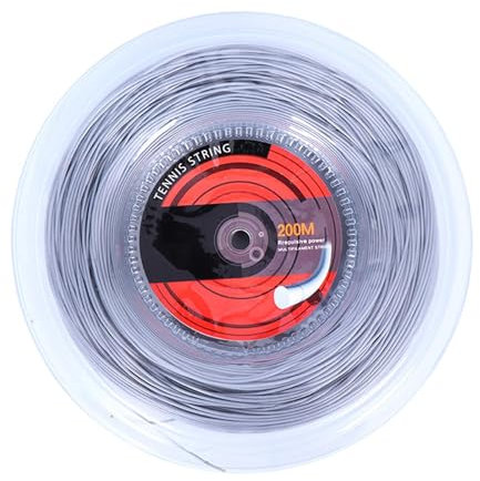Cuerda de Raqueta de Tenis, Cuerda de Raqueta para Raqueta de Tenis | Cuerda Estable de 656 pies,Mejore la Experiencia de golpeo, Cordaje de 16 G/1,35 mm para Mujeres y Hombres, Accesorio de Tenis