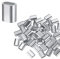 M METERXITY 150-Pack Aluminum Crimping Loop Sleeves, 3mm 1/8 Single Round Barrel Wire Rope Sleeves Cable Ferrule for Wire Rope/Cables Crimping Loop Sleeve
