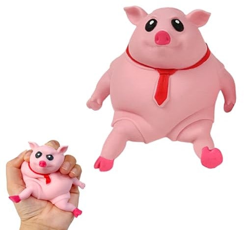 VARKAGE Stress Schwein Stress Spielzeug, , Piggy Squeeze Toy, Anti Stress Spielzeug, Kreatives Dekompressions Piggy, Fidget Toys für Kinder Erwachsener