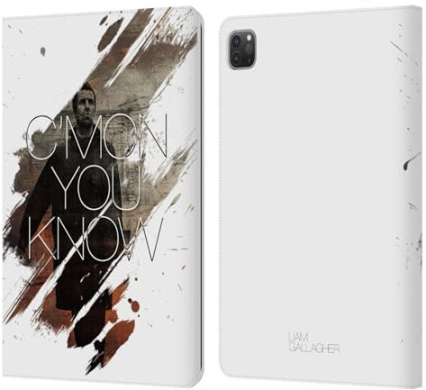 Head Case Designs Licenza Ufficiale Liam Gallagher Concerto Grafica Custodia Portafoglio in Pelle Compatibile con Apple iPad PRO 11 2020/2021 / 2022