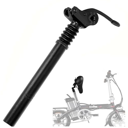 YSYYDS Fahrrad Sattelstütze, Klappbar Federsattelstütze, Klappbare E-Bike-Sattelstütze, 27,2x350mm Fahrrad Sattelrohr Verstellbare Federpfosten, für E-Bike-Faltrad Mountainbike