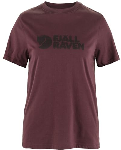 Fjällräven Damen Logo T-Shirt, Port, XXS