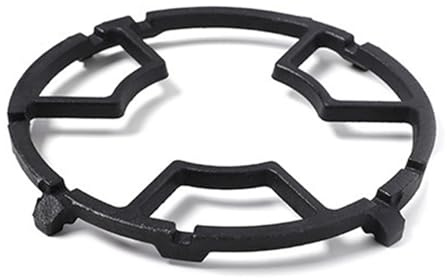 Gasring Reduzier, 17,5cm Universal Gusseisen Wok Stützring Non Slip Herd Rack Gas Wok Ring für Kaffeemaschinen Topfkocherplatte