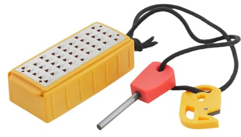 Tinder Maker with Fire Starter Tinder Making Tool Lightweight Stainless Steel Grater Portable Outdoor Survival Tool for Outdoor Use