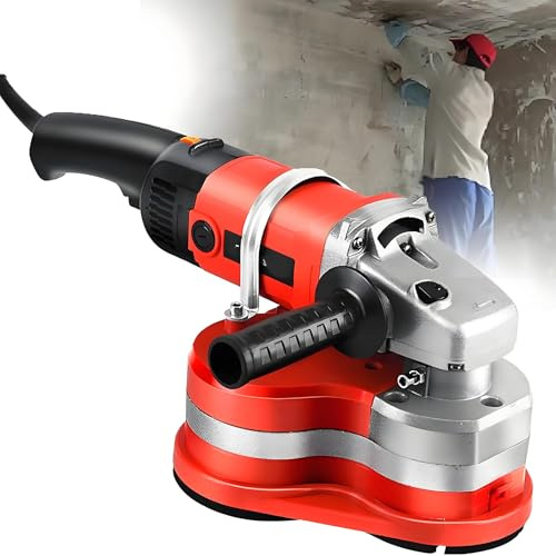 HEIHEIZI Ponceuse-Polisseuse Portative 4200W 110V/220V 3 Têtes - Meuleuse de Sol 6600 TR/Min - Machine de Polissage - Équipement pour Ciment et Sols Époxy en Béton