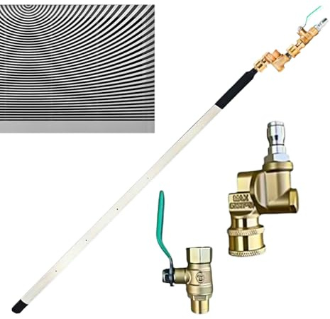 Asta Per Pulizia Radiatori Asta Pulitrice Radiatori Auto 310 BAR 60 cm | Per Pulitrici A Pressione Per Generatore Garage Rimorchio Officina Di Riparazione Autocaravan