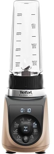 Tefal Blender Blend Up BL190AF0, 1000 W, 0.85L, 8 Programs, Powelix Blades, Pulse Function, Bronze