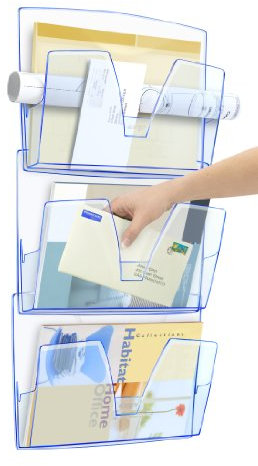 CEP Lot de 3 corbeilles Murales Ice Blue 170i Ice Bleu