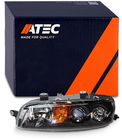 ATEC Germany 1x Hauptscheinwerfer vorne links H1 elektrisch Frontscheinwerfer, Kompatibel mit FIAT PUNTO (188_), PUNTO Kasten/Schrägheck (188_)