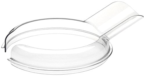 Smeg, Couvercle Verseur Anti-éclaboussures SMPS01, Aaccessoire Robot Pâtissier, avec Bec Verseur, Corps en Plastique Transparent, Compatible avec SMF02, SMF03, SMF13 avec Bol en Inox