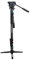 Benro Alluminio #3 MCT38AF Monopiede 4 Sezioni 3 Gamba Base Flip Lock Testa S4 (MCT38AFS4)