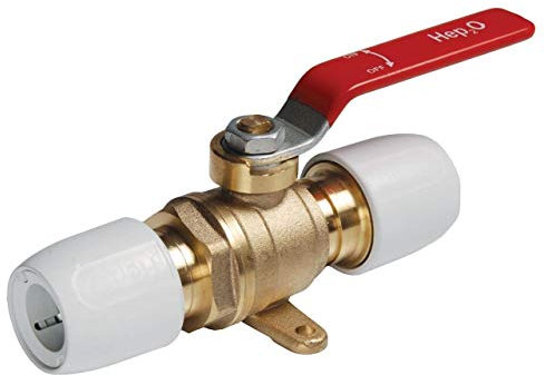 Hep2O 15mm Hot & Cold Brass Lever Ball Valve