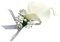 P Prettyia Eleganter Gästeanstecker Hochzeitsanstecker Boutonniere Brosche mit Calla Lilie und Beere Deko für Hochzeit Verlobung Bankett usw. - Sahne