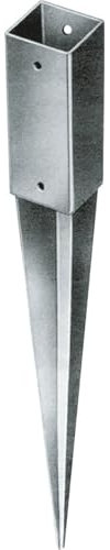 TrendLine Einschlagbodenhülse 91 x 91 x 750 mm Bodenhülse Einschlaghülse Pfosten