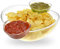 Chip and Dip Acryl-Schüssel-Set (3 l Hauptschale, 180 ml Dipschalen)