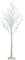 Jandei - Árbol Led Decorativo Navidad, 150 cm Altura, Blanco Frío 6000K, 80 Leds, 24V, Transformador Incluido, para Hogar, Salones, Fiestas en Interior y Exterior