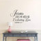 Bibel Vers Wandtattoo Zitat Jesus Liebt Mich Mit Einer Liebe Kinderzimmer Wand Vinyl Aufkleber Schlafzimmer 42X27Cm