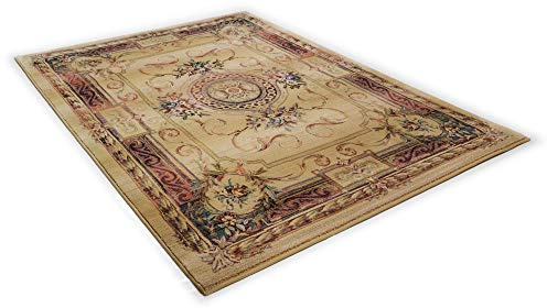 Klassischer Orientteppich mit Vintage-Effekt | sehr robust und strapazierfähig | Farbe: beige |200 x 250 cm | THEKO die markenteppiche - Gabiro