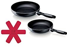 Beka Pro Induc Pfannen und Filz, Anthrazit, 2 Stück