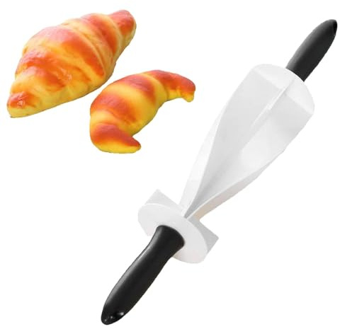 Croissant Cutter, Croissant Roller Bread Roller Slices Perfekt geformter Teig für hausgemachte Croissants in Minuten - 13.8x2.6in