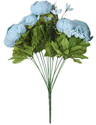 Fleurs artificielles Fleurs Maison Pivoine Soie Faux Vintage 1PC décoration Mariage Fleurs artificielles en Pot Fleurs artificielles for l'extérieur Fleurs séchées